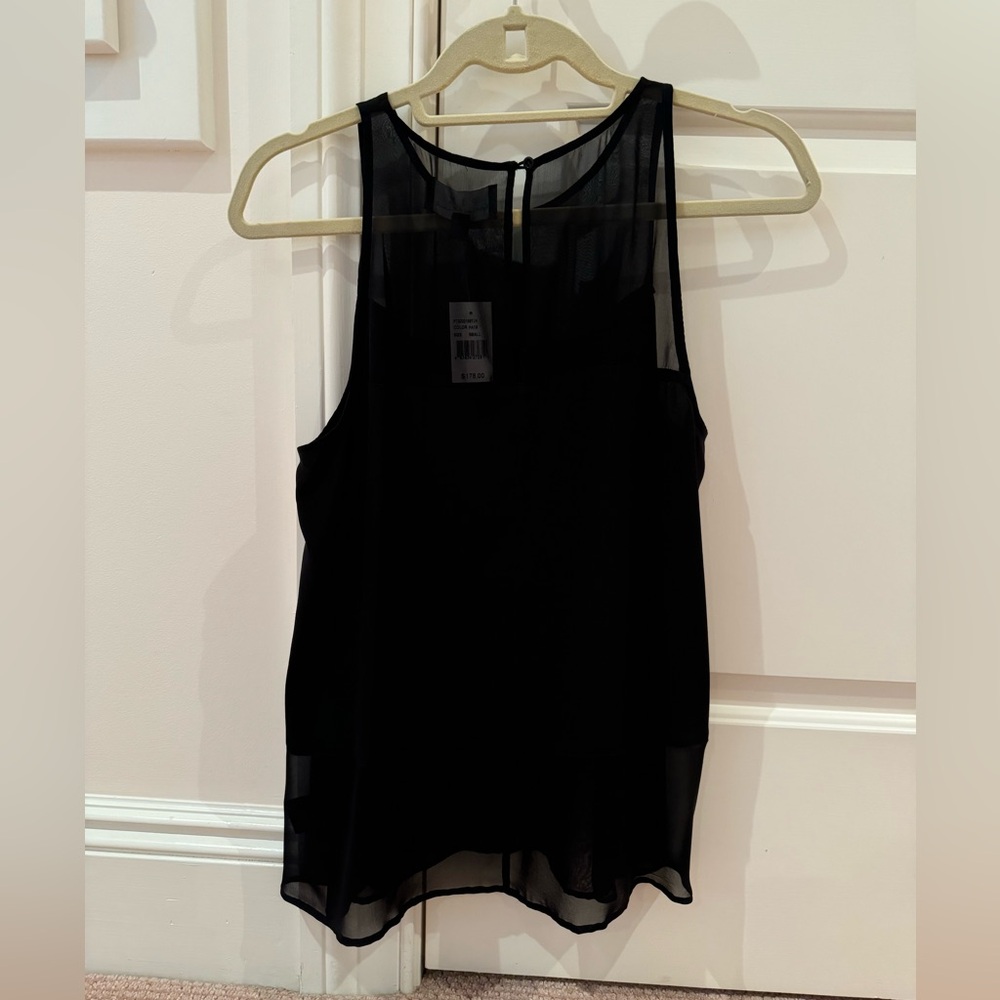 PJK Mesh Black Blouse